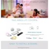 Philips WiZ E27 Smart Lighting Tunable White Bulb  Starter Kit with WiZ Smart Lighting Remote Control