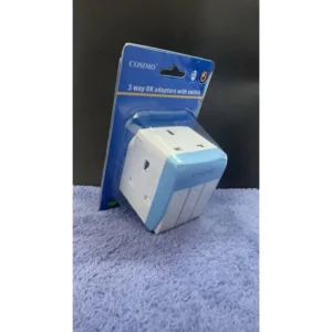 COSIMO 3 WAY ADAPTOR TW812 WITH SIRIM