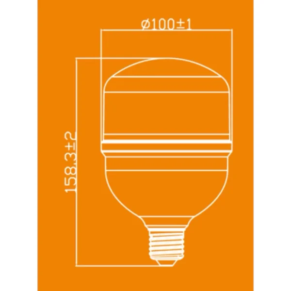 ProSMK T BULB 30w  50W E27 LED BULB   MENTOL LED