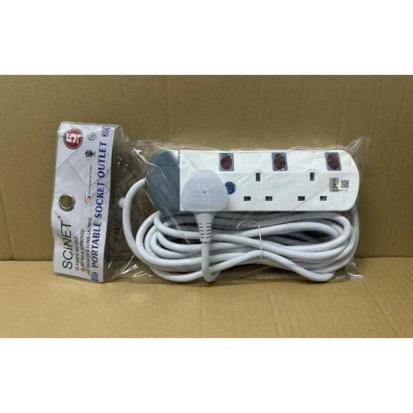 5M Extension Trailing Socket Multi Plug