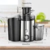 NUNIX JUICE BLENDER   Juicer Blender Squeezer with Stainless Steel Two Speed Settings for Kitchen Commercial Use
