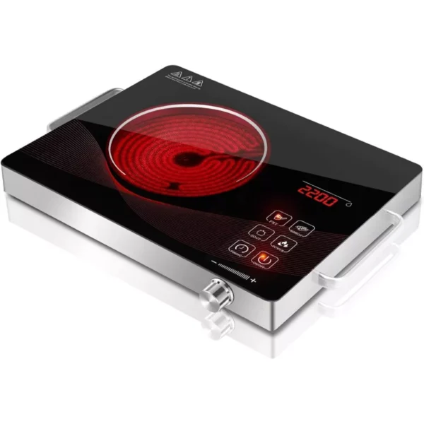 my-11134207-820la-mk4pankb632bbb.webp Silver Crest Single Electric Hob Infrared Ceramic Cooker