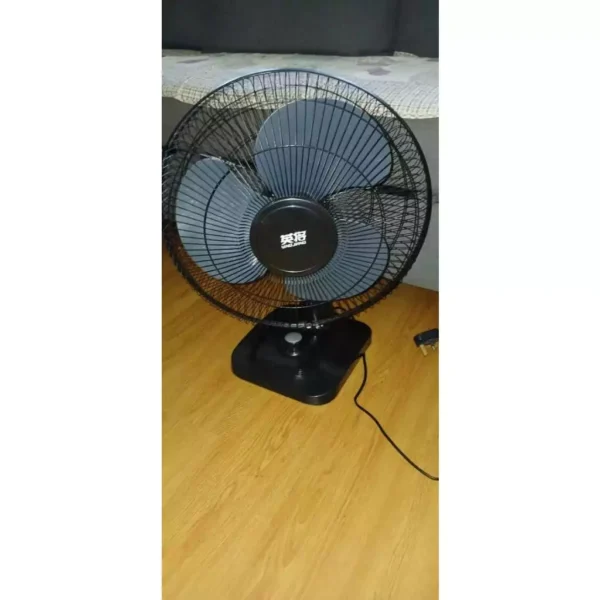 35 cm Electric Table Fan   Strong Wind   Quiet Operation   Adjustable Head
