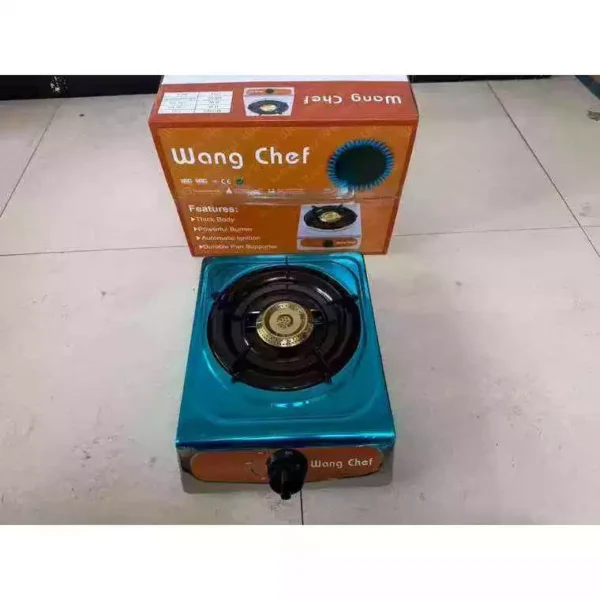 Wang Chef Premium Single   Double Burner Gas Stove   Automatic Ignition