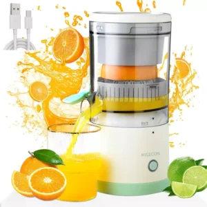 Electric Citrus Juicer   Orange and Lemon Squeezer With High Juice Yield  USB Charging