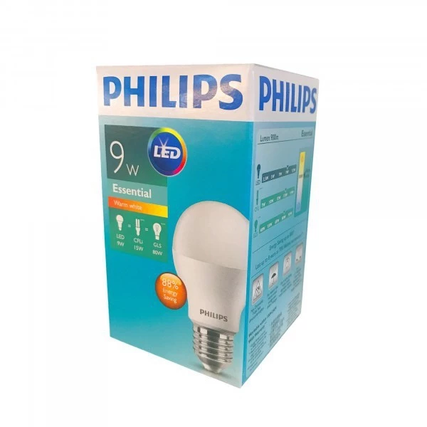 Philips 9W Essential LED bulb E27