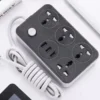 my-11134207-820lc-mnc958xxaby8a3 Extension Electric socket 6 Power Socket Extension wire USB Ports wayar sambungan Adapter Socket Extension cords